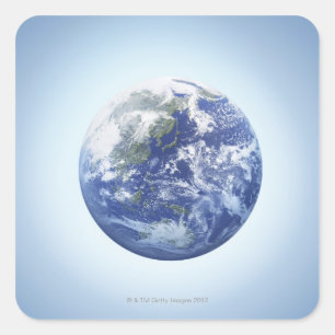 The Earth 10 Square Sticker