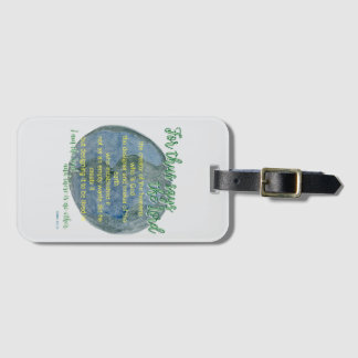 The Earth He Formed Luggage Tag