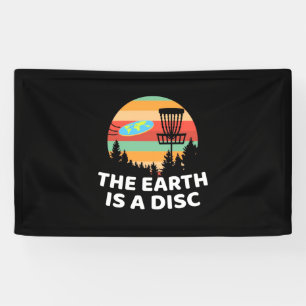 The Earth Is A Disc Golf Banner