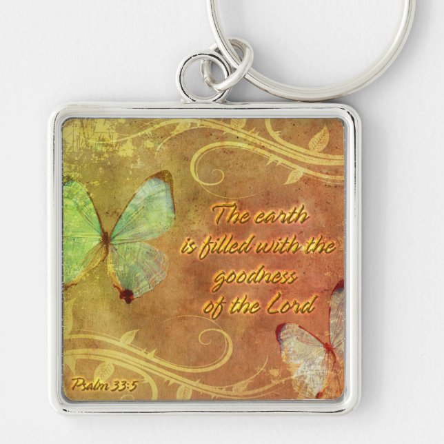 The earth is filled with..Keychain Keychain (Front)