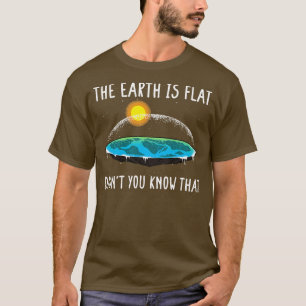 The Earth is Flat Didnt you know that 6 T-Shirt