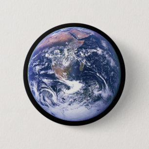 The Earth seen from Apollo 17 aka The Blue Marble 2 Inch Round Button