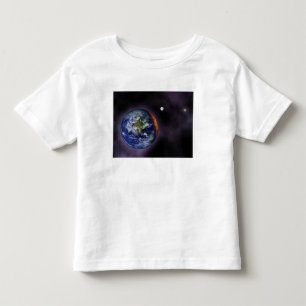 The Earth shown at the outer edges Toddler T-shirt