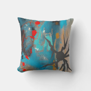 The Earthquake Throw Pillow
