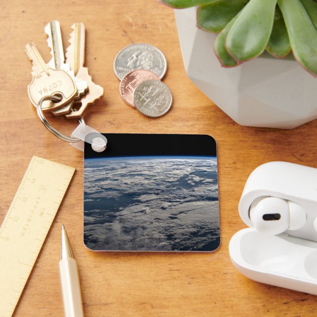 The Earth's Limb Above A Cloudy Western Australia. Keychain (Desk)