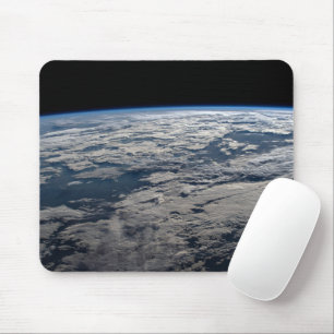 The Earth's Limb Above A Cloudy Western Australia. Mouse Pad