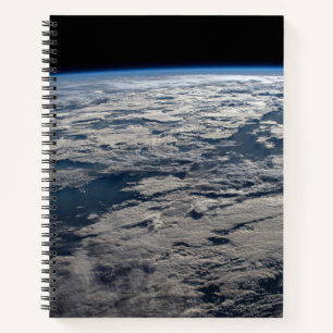 The Earth's Limb Above A Cloudy Western Australia. Notebook