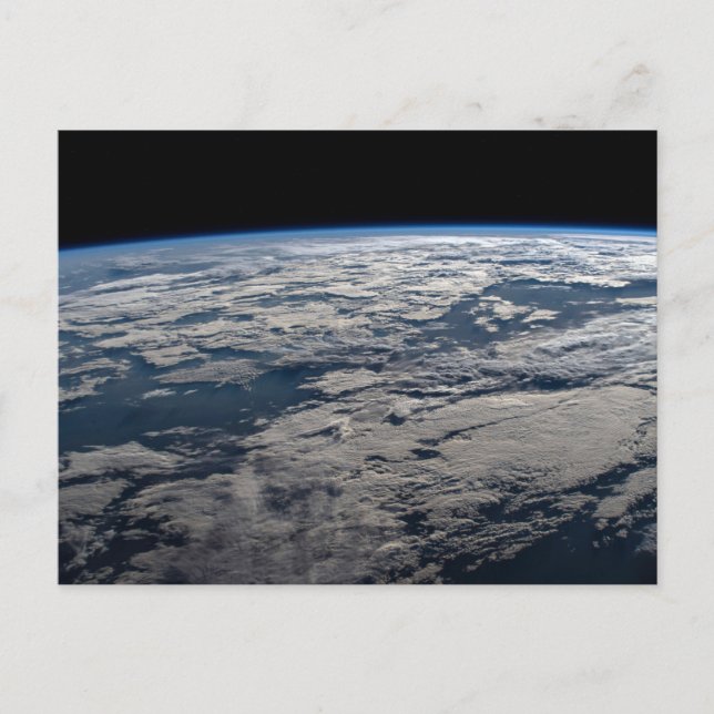 The Earth's Limb Above A Cloudy Western Australia. Postcard (Front)