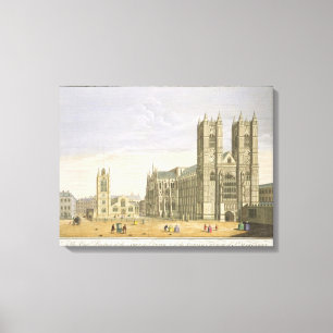 The East Prospect of the Abbey of St. Peter and th Canvas Print