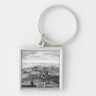The East Prospect of the City of Winchester Keychain