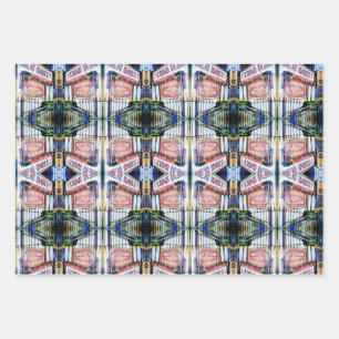 The East Village Wrapping Paper Flat Sheet Set of