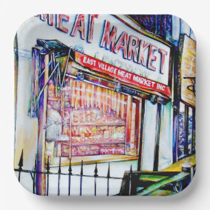 The East Village's Garden of Wisdom Paper Plate