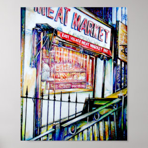 The East Village's Garden of Wisdom Poster