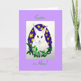 The Easter Bunny is Here! Holiday Card