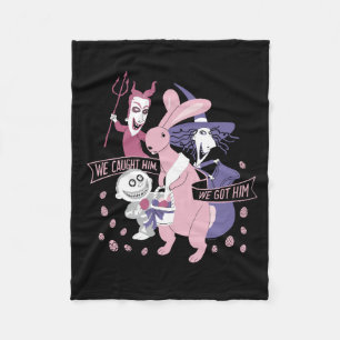 The Easter Bunny   We Got Him Fleece Blanket