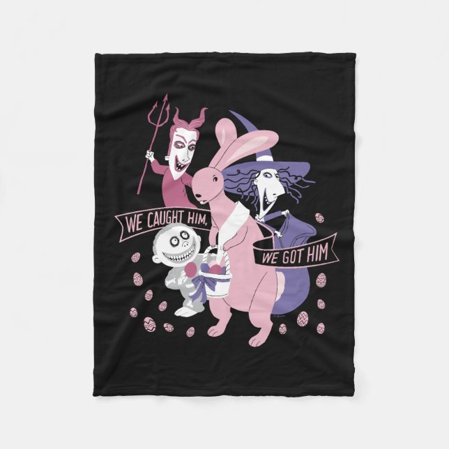 The Easter Bunny | We Got Him Fleece Blanket (Front)