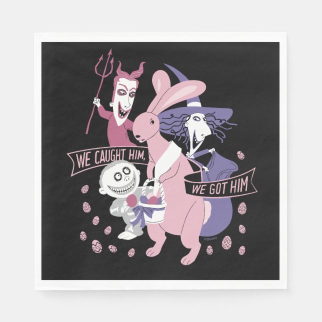 The Easter Bunny | We Got Him Napkin (Front)