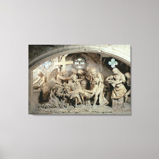 The Easter Sepulchre, 1554-64 (stone) Canvas Print (Front)