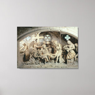 The Easter Sepulchre, 1554-64 (stone) Canvas Print