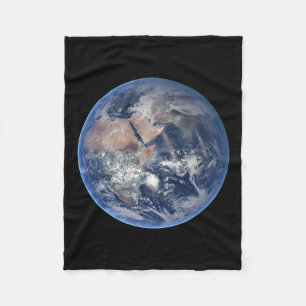 The Eastern Hemisphere On Planet Earth. Fleece Blanket