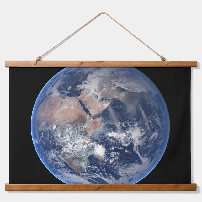 The Eastern Hemisphere On Planet Earth. Hanging Tapestry (Front)