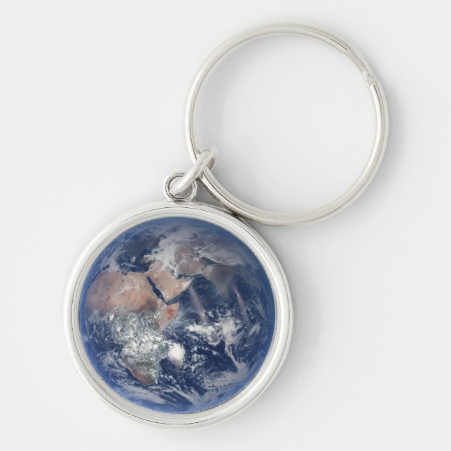 The Eastern Hemisphere On Planet Earth. Keychain (Front)