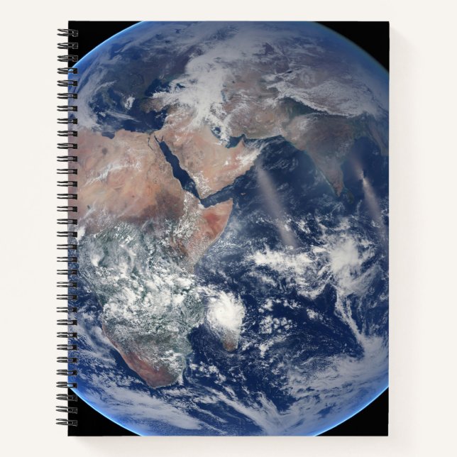 The Eastern Hemisphere On Planet Earth. Notebook (Front)