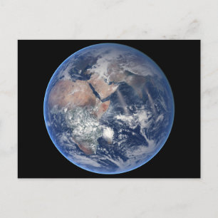 The Eastern Hemisphere On Planet Earth. Postcard