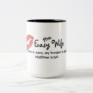 The Easy Wife Life... Two-Tone Coffee Mug