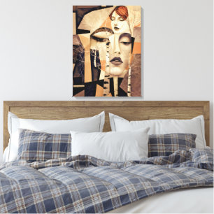 The Echo of “Virelle” – An Abstract Portrait Canvas Print