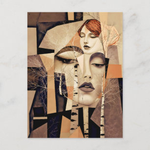 The Echo of “Virelle” – An Abstract Portrait Holiday Postcard