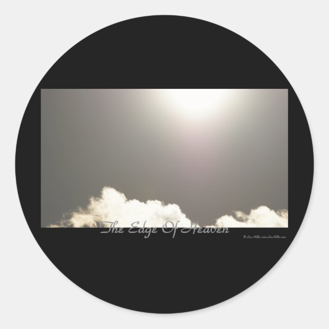 The Edge Of Heaven Apparel,Gifts & Collectibles Classic Round Sticker (Front)