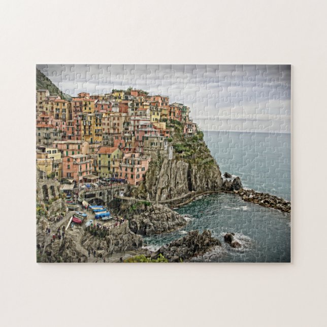 The Edge of Italy - Manarola - Cinque Terre Jigsaw Puzzle (Horizontal)