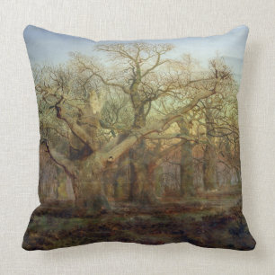 The Edge of Sherwood Forest, 1878 Throw Pillow