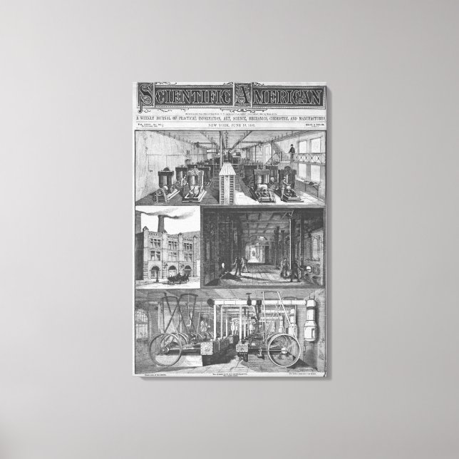 The Edison Electric Illuminating Co's Station Canvas Print (Front)
