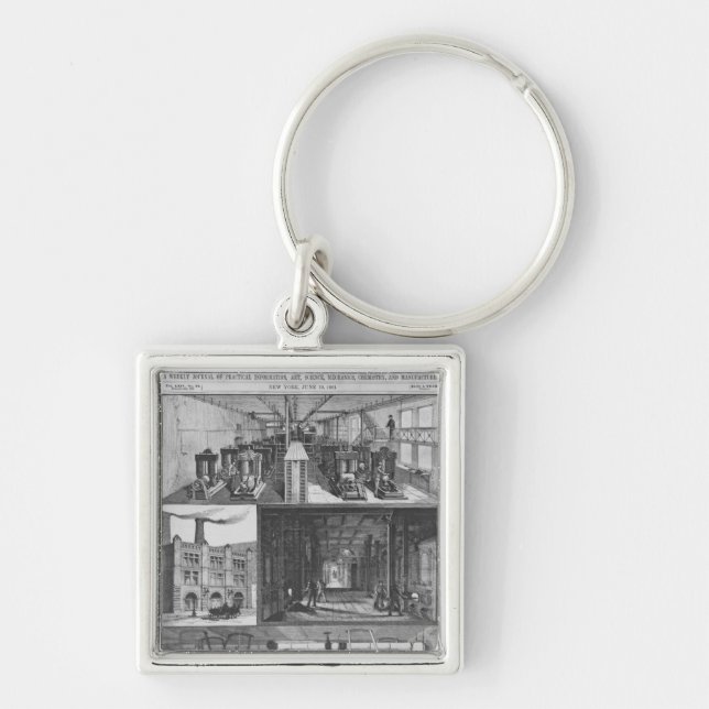 The Edison Electric Illuminating Co's Station Keychain (Front)