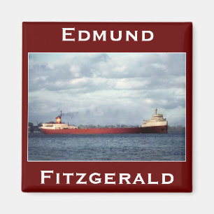The Edmund Fitzgerald on the St. Clair River Magnet