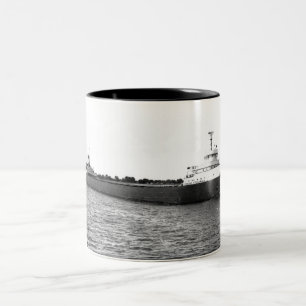 The Edmund Fitzgerald St. Clair River Vintage Two-Tone Coffee Mug