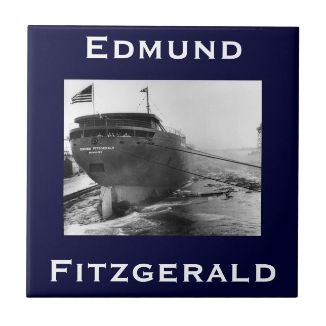 The Edmund Fitzgerald Tile (Front)