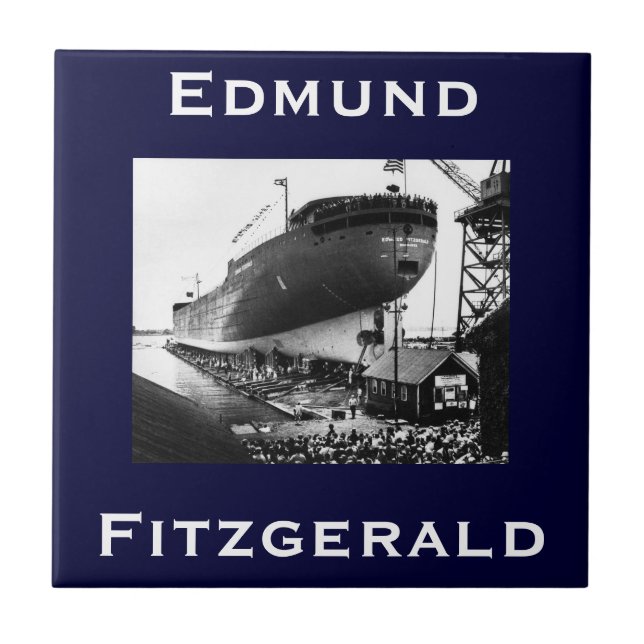 The Edmund Fitzgerald Tile (Front)