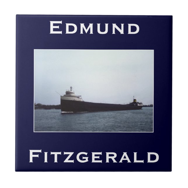 The Edmund Fitzgerald Tile (Front)