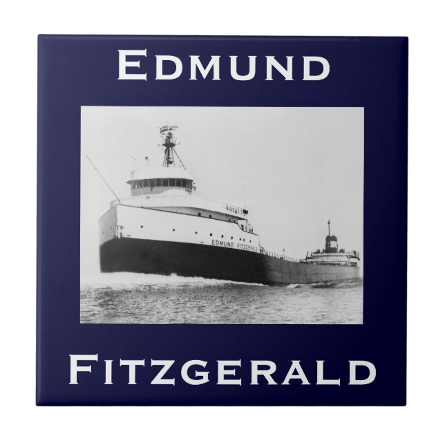 The Edmund Fitzgerald Tile (Front)