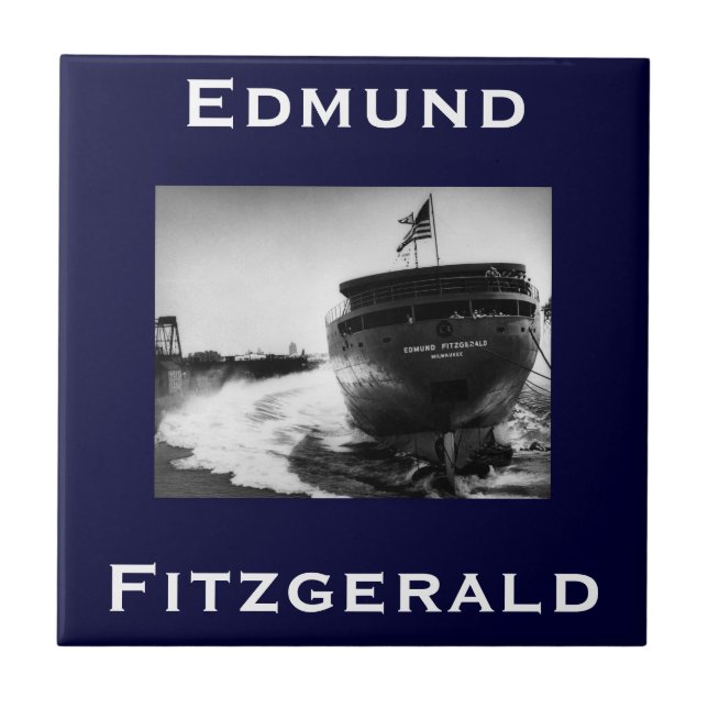 The Edmund Fitzgerald Tile (Front)