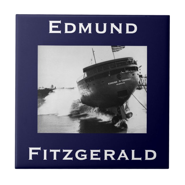 The Edmund Fitzgerald Tile (Front)