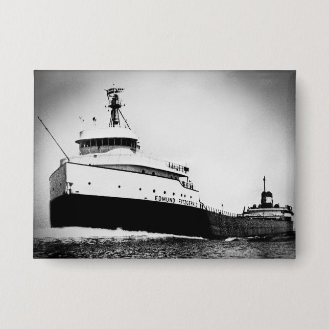 The Edmund Fitzgerald Vintage Great Lakes Ship (Front)