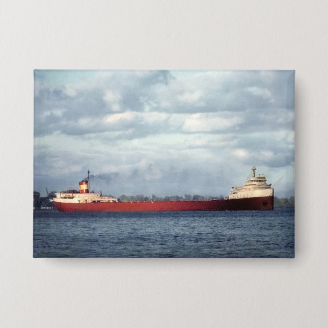The Edmund Fitzgerald Vintage Great Lakes Ship (Front)