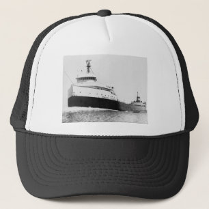 The Edmund Fitzgerald Vintage Great Lakes Ship Trucker Hat