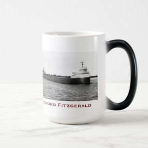 The Edmund Fitzgerald with Crew Names Magic Mug