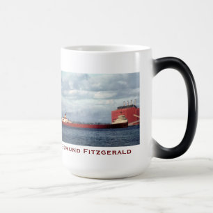 The Edmund Fitzgerald with Crew Names Magic Mug