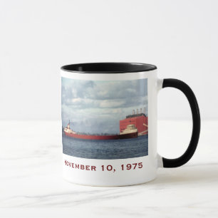 The Edmund Fitzgerald with Crew Names Mug